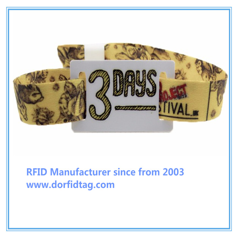 NTAG 210 event wristbands party wristbands fabric wristbands